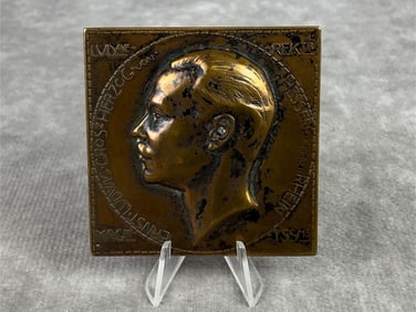 1907 Bronze Plaquette