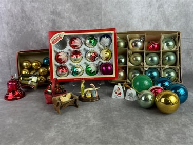 Mid Century Christmas Ornaments