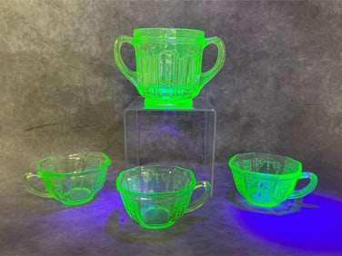 Anchor Hocking Uranium Glass