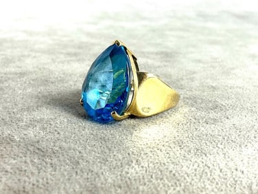 Blue Stone Ladies Ring