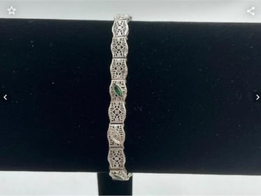 Ladies 10k Art Deco Bracelet