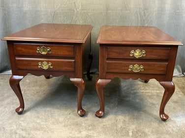 Henkel Haris Black Cherry End Tables