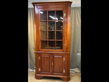 Henkel Harris Lighted Corner Cabinet