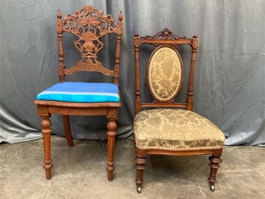 Asian Carved Chair & More
