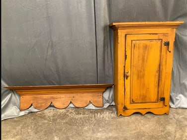 Shabby Chic Cabinet & Shelf