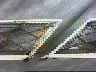 Stain Glass Crank Window