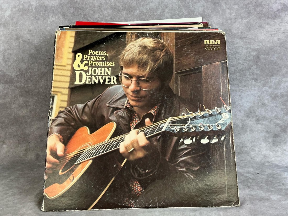 Mixed Genre Records: Large group of records dating back to the 1960s. Most are well loved and have not been examined outside of the sleeve. Includes artists like Janis Joplin, John Denver, Michael Jackson, Pablo Cruise, S