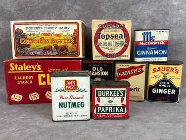 Vintage Spice Tins