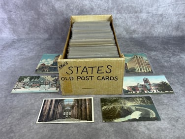 Lot of Approximately 700 Postcards