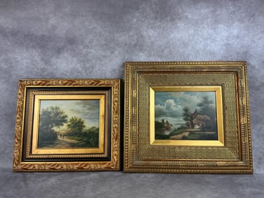 Fine Framed Canvas Oil Paintings