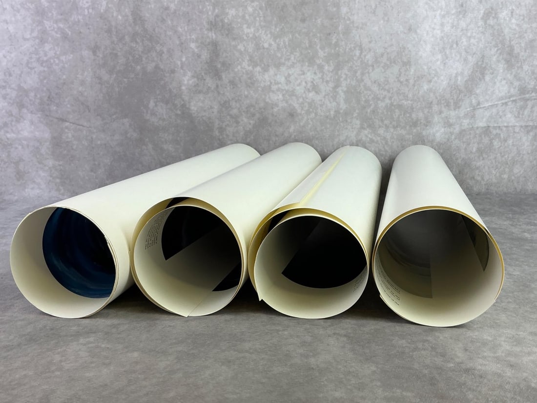Mark Waki Prints: Lot of four Mark Waki autographed prints, including Missile Away, Killer Scouts, Weasels in the Weeds, and Shield of the Fleet. All in good condition but are rolled. Each measures 24 inches wide x 17.