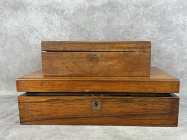 Wooden Secretary Boxes