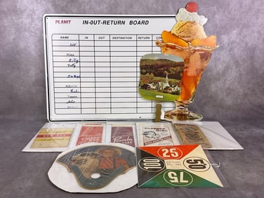 Vintage Diner Ephemera
