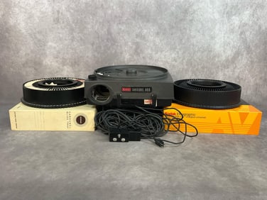 Kodak Carousel Projector & Slide Trays