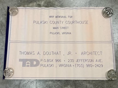 Pulaski Co. Veterans Memorial Blueprints