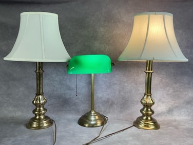 Stiffel Brass Table Lamps