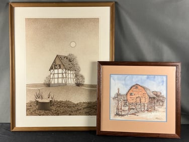 Framed Farm Prints