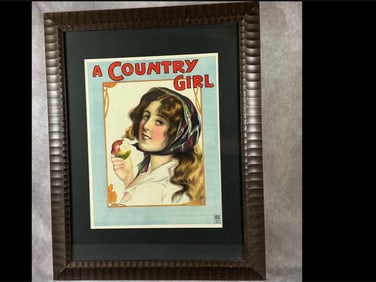 A Country Girl Play Poster