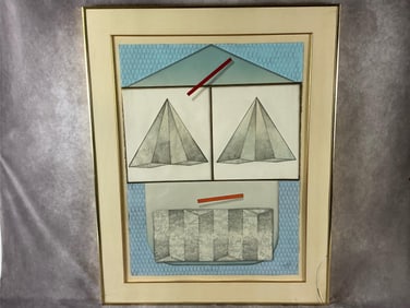 1980s Luis Mazorra Etching