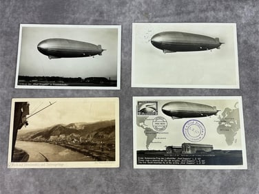 Zepplin Airmail Postcards
