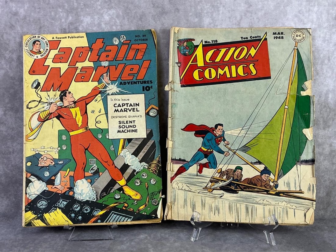 Captian Marvel #89 & Action Comics #118 (1 of 11)
