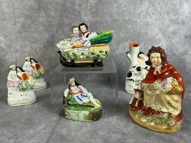 19th Century Porcelain Trinket Boxes