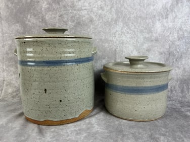 Modern Stoneware Canisters