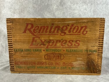 Remington Express Wood Ammunition Crate