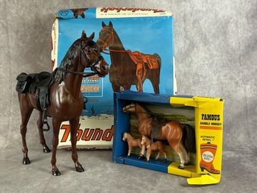 MARX Thunderbolt & Famous Saddle Horses