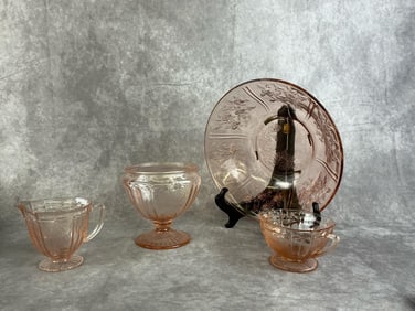 Anchor Hocking Mayfair Open Rose Dishes