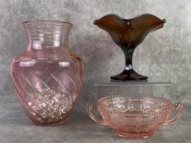 Pink Glass Finds