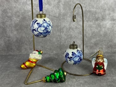 Old World & Delft Christmas Ornaments