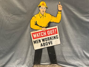 Metal Construction Sign