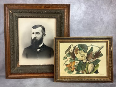 Early Portrait & Audubon Engraving