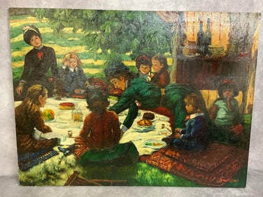 Outdoor Picnic Painting