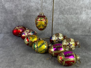 Dept 56 Faberge Egg Ornaments