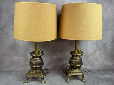 Brass Stove Lamps