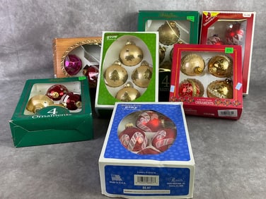 Modern Glass Ornaments