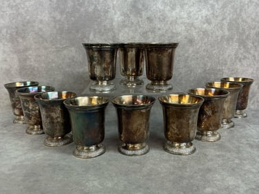 Silver Plate Cups