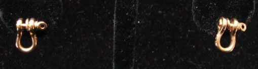 Ole Lynggaard Jewelry: Ole Lynggaard working shackle pierced earrings in 18k yellow gold. Marked "OLEL 750 18k." Model# 824-4. 5.9 grams total weight. Comes with original Lynggaard tag. Original retail $595.