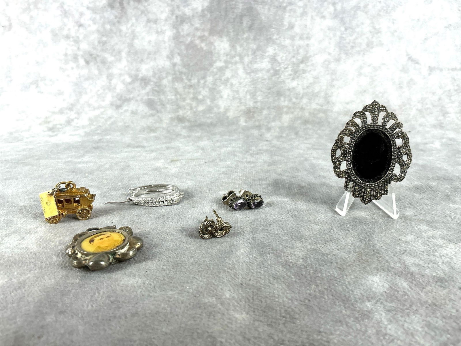 Sterling Earrings, Brooch & More (1 of 8)