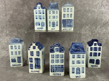 Delft Blue Spice Jars