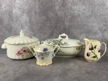 Antique to Mid Century Mixed China Pieces