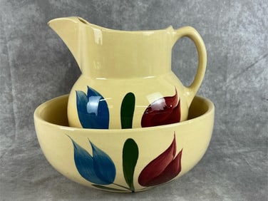 Watt Tulip Pitcher & Bowl
