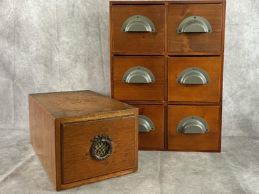 Mid Century Storage Boxes