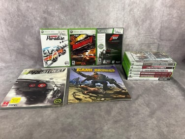 Xbox 360 Games with Game Informer Magazines.
