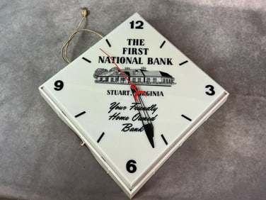 First National Bank of Stuart VA Wall Clock