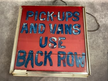 Sign from Starlite Drive In Theater