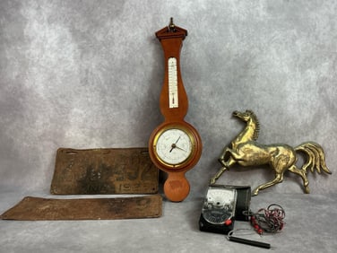 Barometer, Brass Horse & More