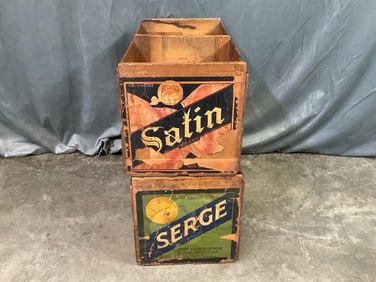 Vintage Fruit Crates